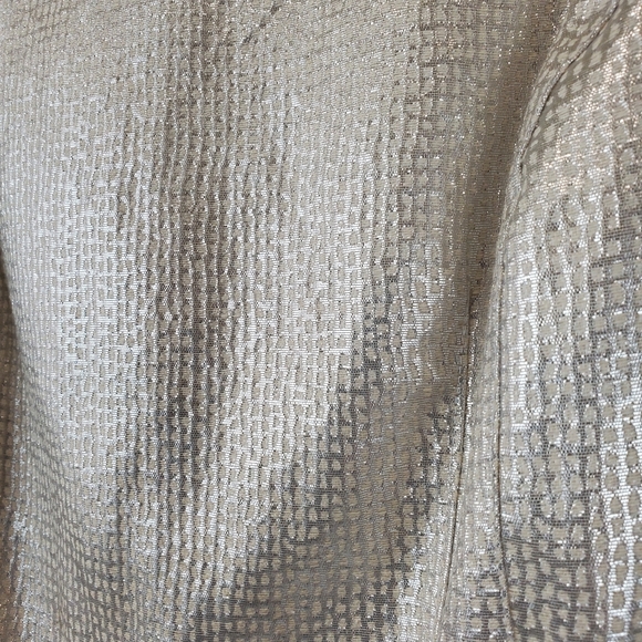 Dalia Pocked Silver Sleeveless Cocktail Dress Size 12 Womens Front pockets NWT - Picture 4 of 15